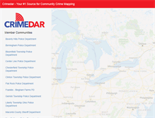 Tablet Screenshot of crimedar.com